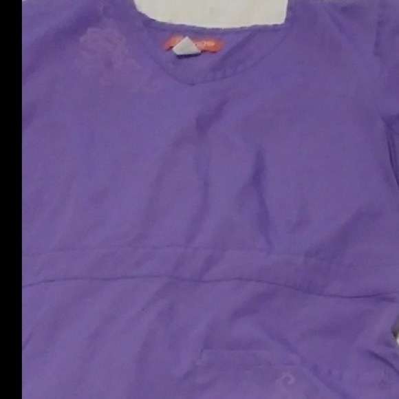 Orange brand scrubs set - Picture 2 of 2